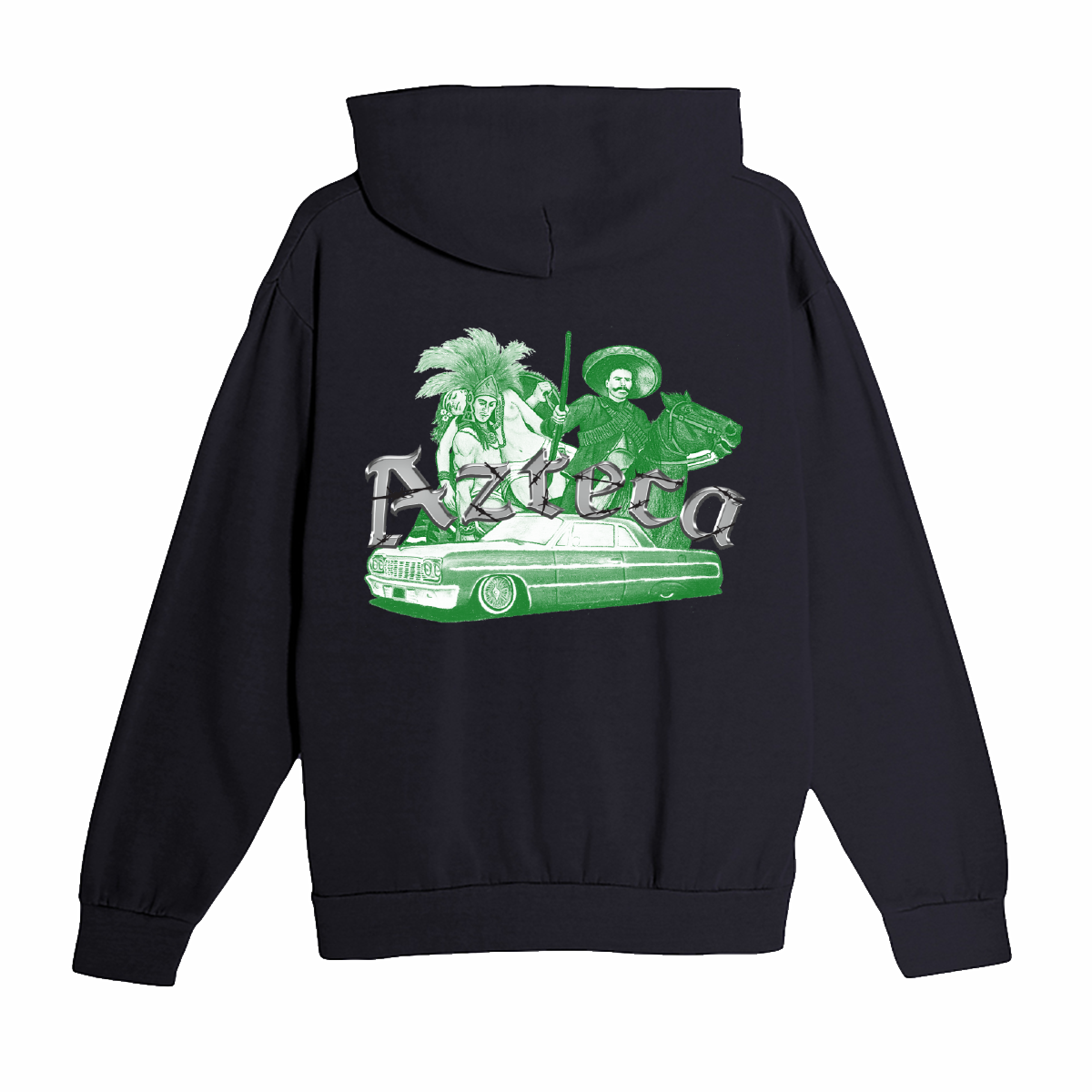 AZTECA HOODIE - BLACK