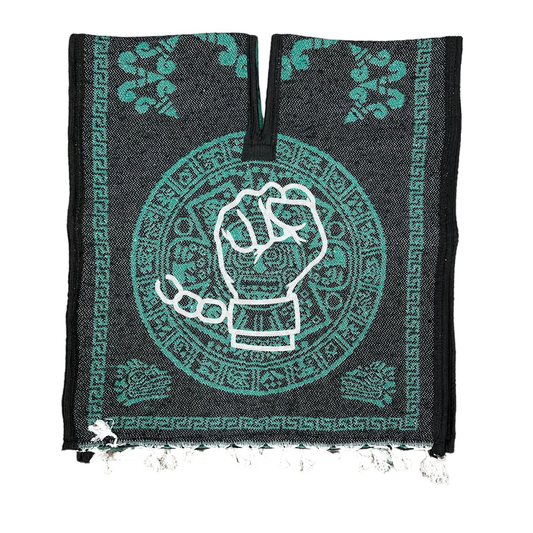 MAYAN PONCHO - GREEN