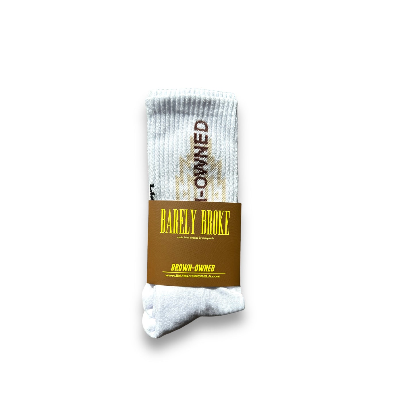 BROWN OWNED 2 PAIR SOCKS