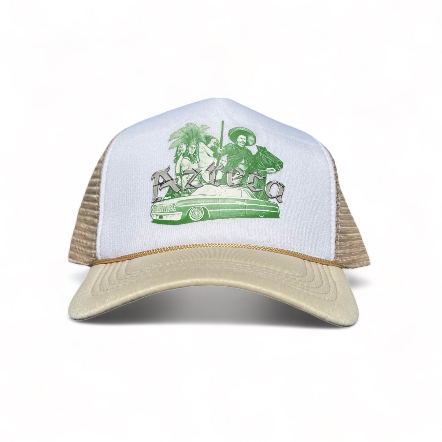 AZTECA TRUCKER CAP - TAN