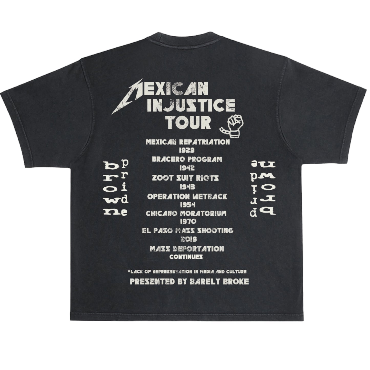 INJUSTICE TEE - BLACK