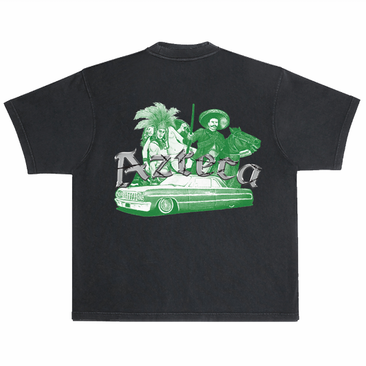 AZTECA TEE - BLACK