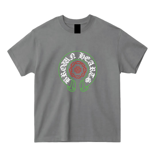 BROWN HEARTS MX TEE 2