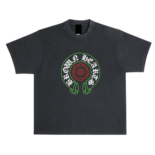 BROWN HEARTS MX TEE -