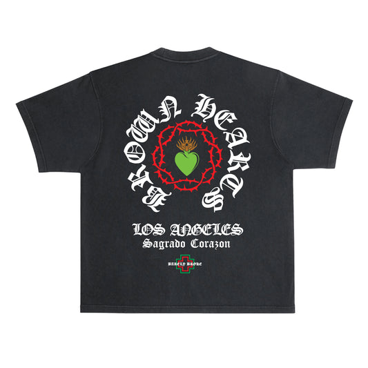 BROWN HEARTS MX TEE -