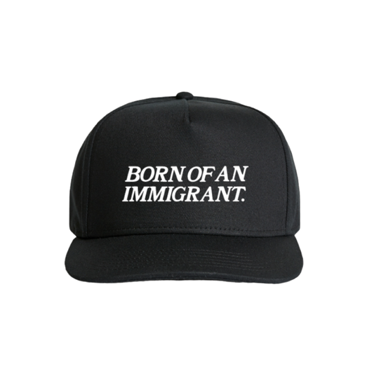BORN OF AN IMMIGRANT 2.0 CAP - BLACK