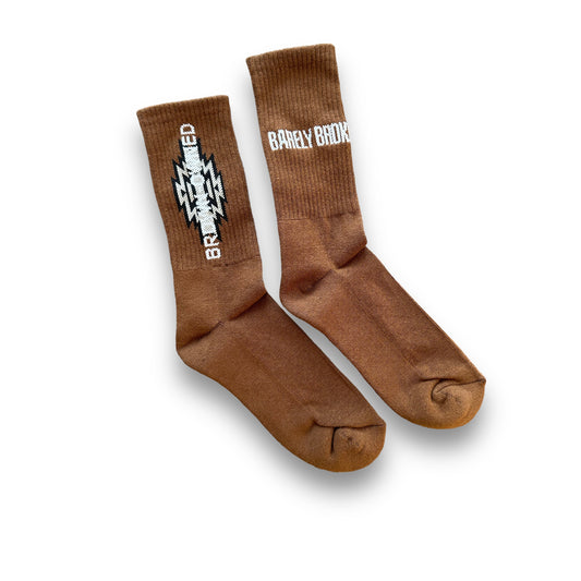 BROWN - OWNED DARK SOCKS