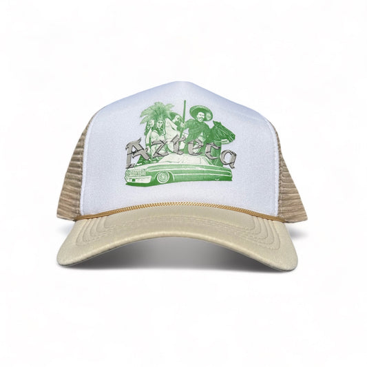 AZTECA TRUCKER CAP - TAN