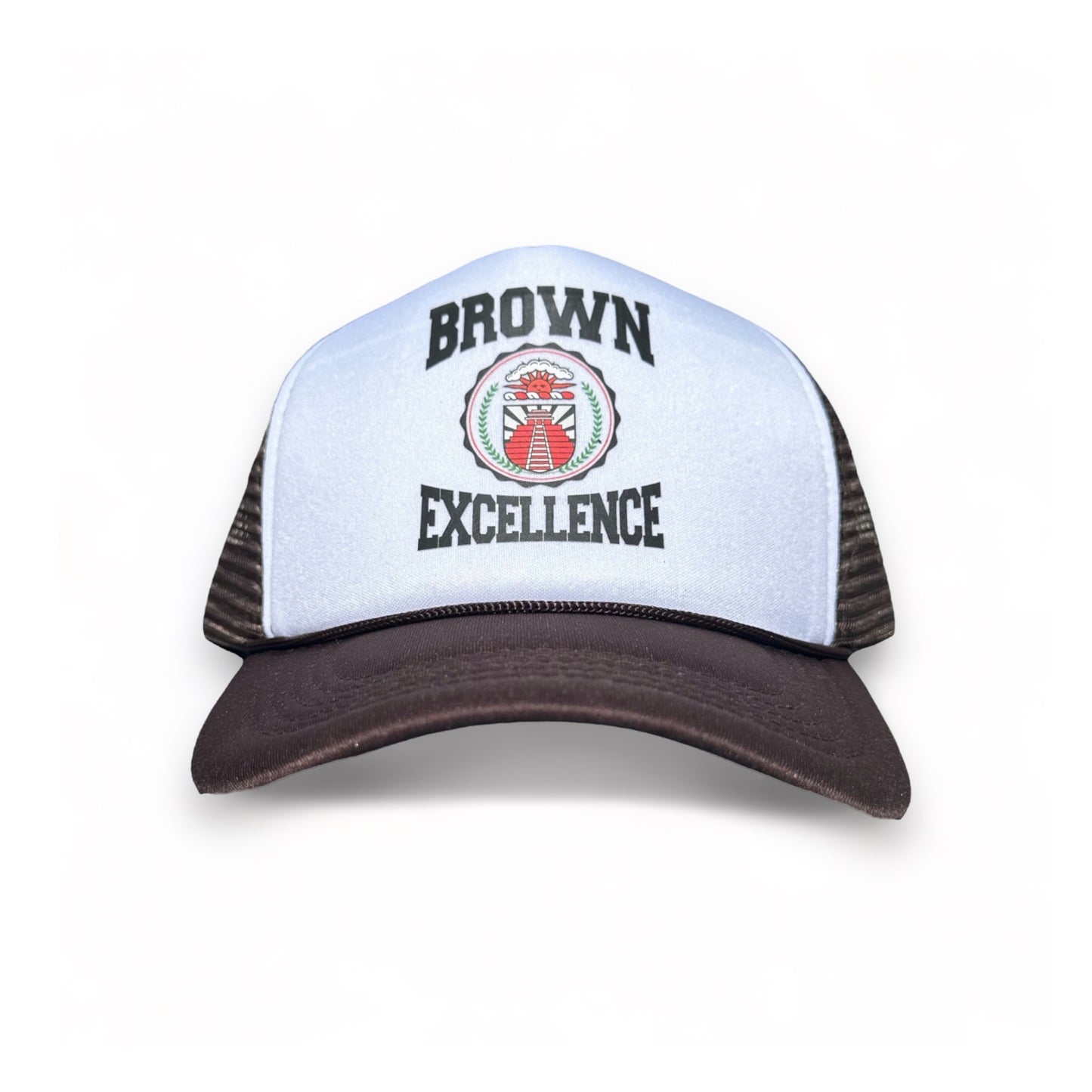 BROWN EXCELLENCE TRUCKER - BROWN/WHITE