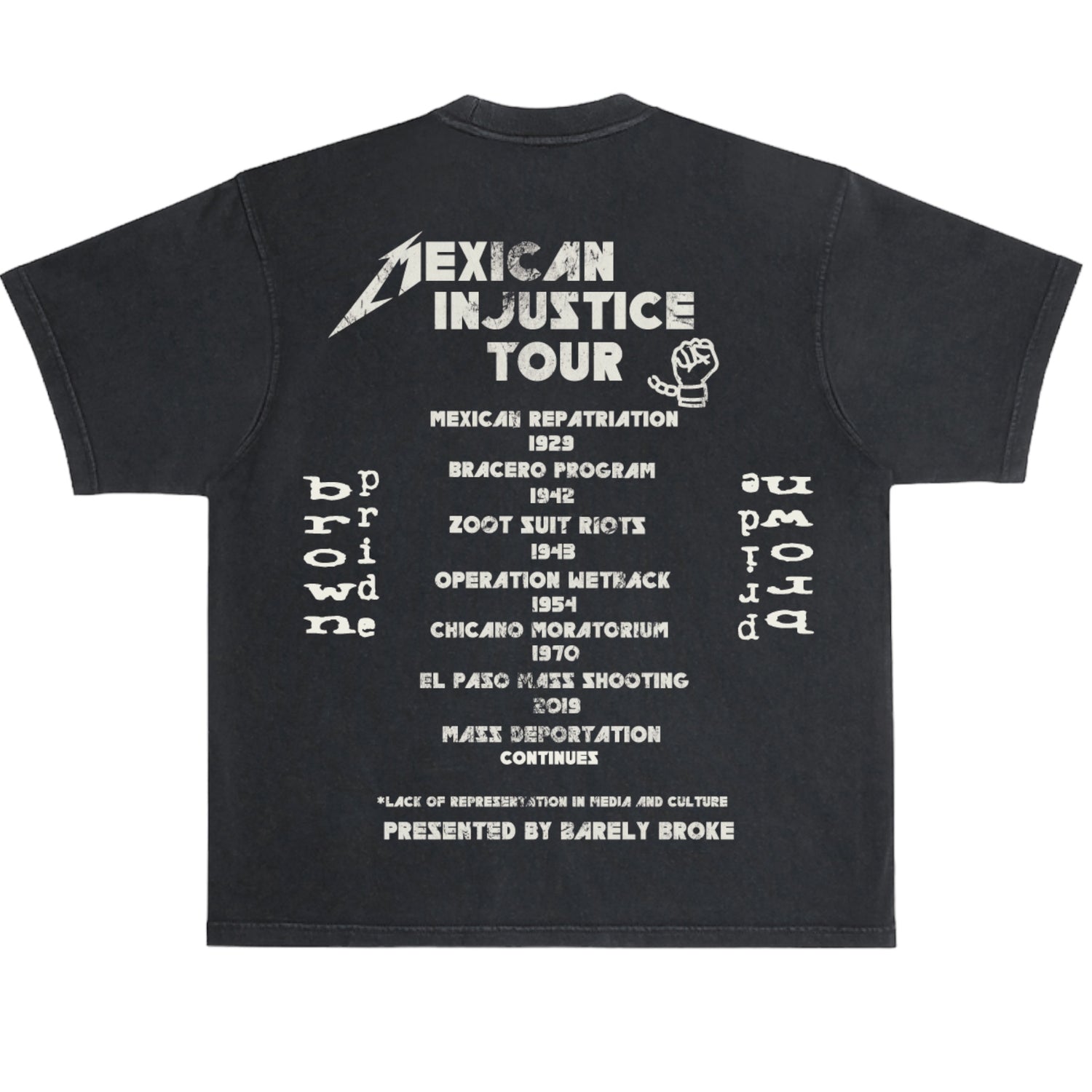 INJUSTICE TEE - BLACK